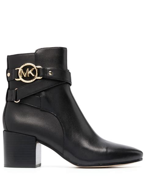 michael kors mid heel boots